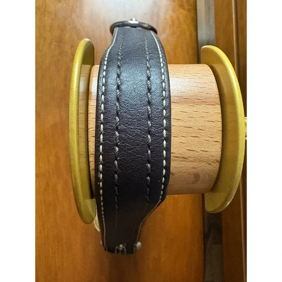 Coach Legacy Buckle Flap Shoulder Bag Tan Brown Leather Silver Hardware - Picture 7 of 9